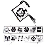 Ludii Livro de Contraste em Pano | Estímulo Visual para Bebês