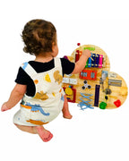 Painel Montessori Nuvem Ludii | Estímulo Sensorial & Criatividade