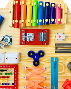 Painel Montessori Nuvem Ludii | Estímulo Sensorial & Criatividade