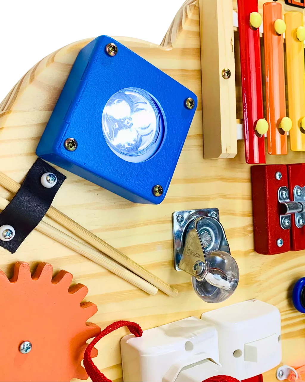 Painel Montessori Nuvem Ludii | Estímulo Sensorial & Criatividade