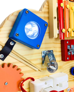 Painel Montessori Nuvem Ludii | Estímulo Sensorial & Criatividade