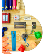 Painel Montessori Nuvem Ludii | Estímulo Sensorial & Criatividade