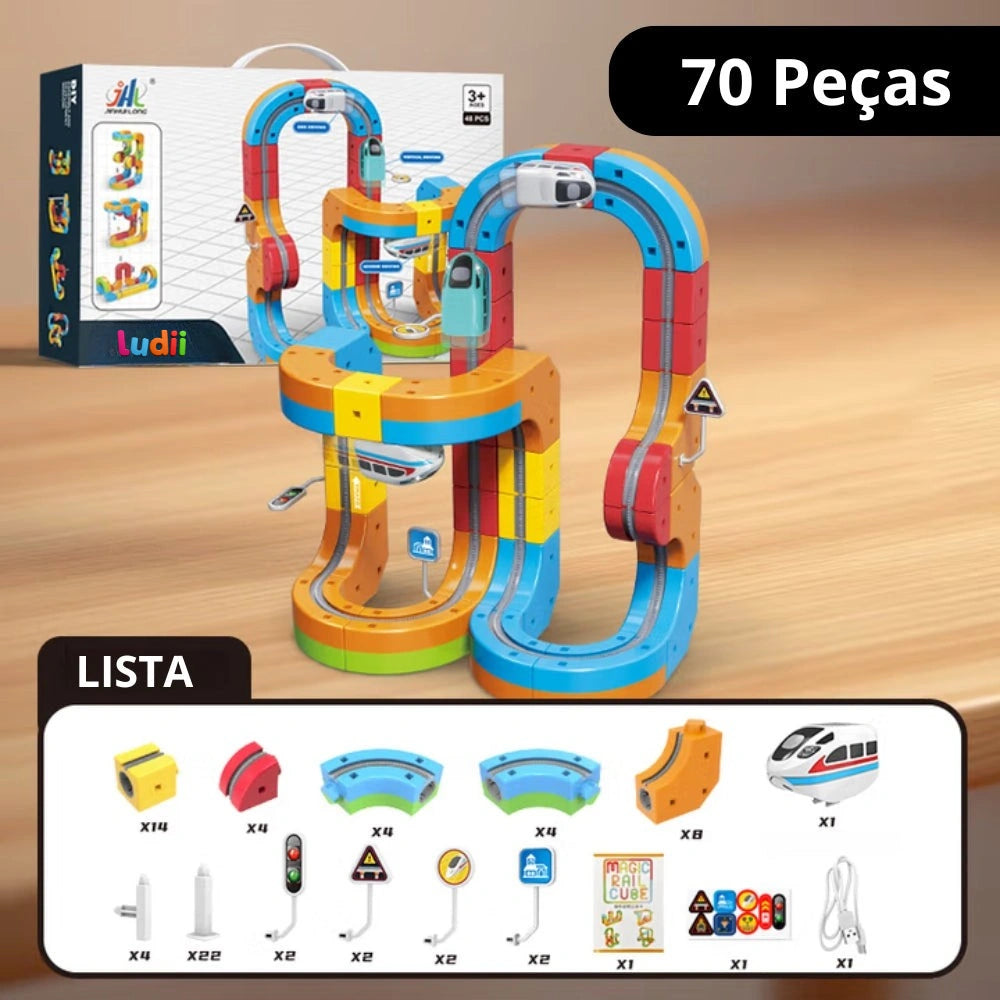 Trilhos Mágicos Ludii – Imã de Criatividade