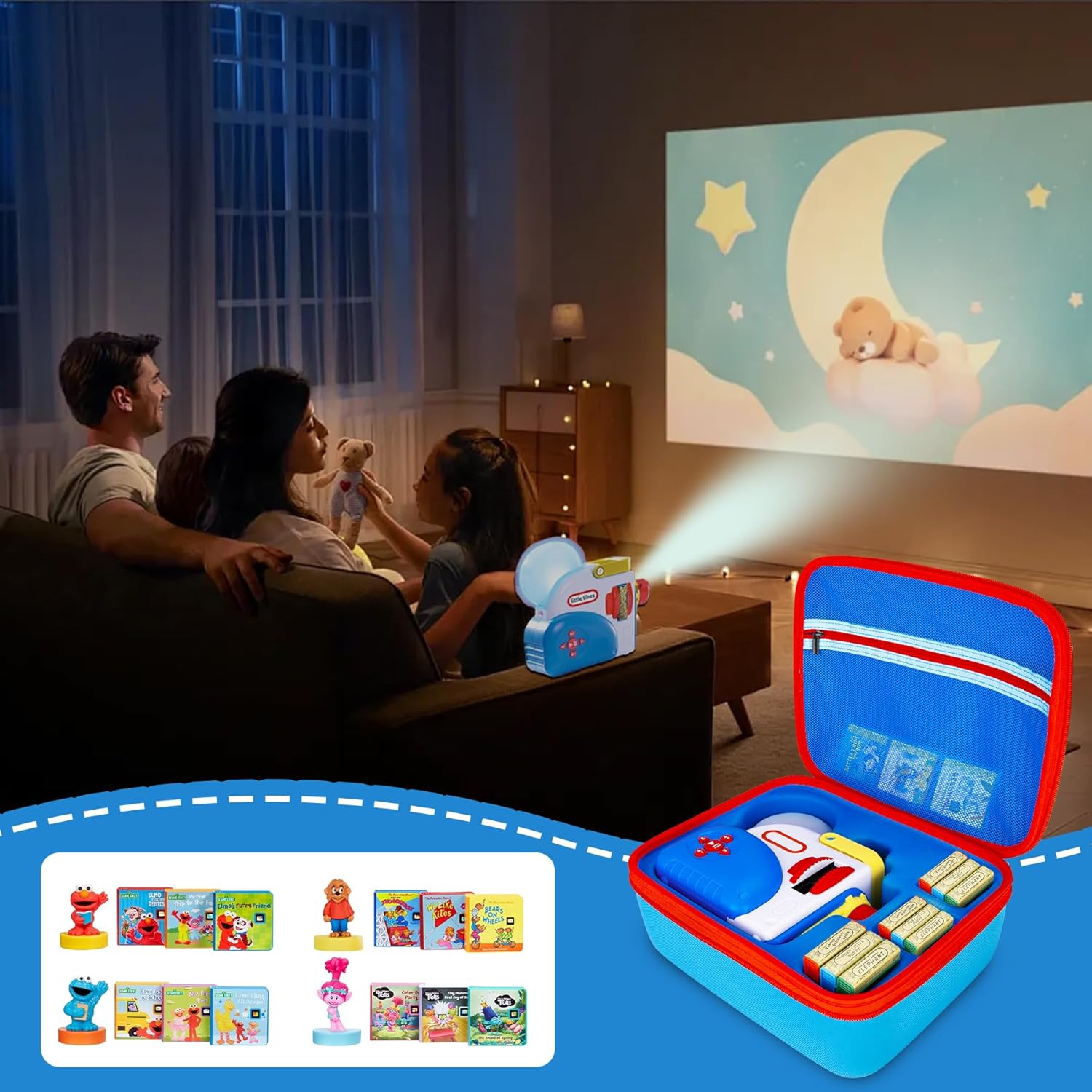 Little Tikes™ - Projetor de Historias Educativas C/ 24 Histórias