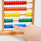 Ábaco de Madeira Ludii | Estímulo Montessori para Crianças