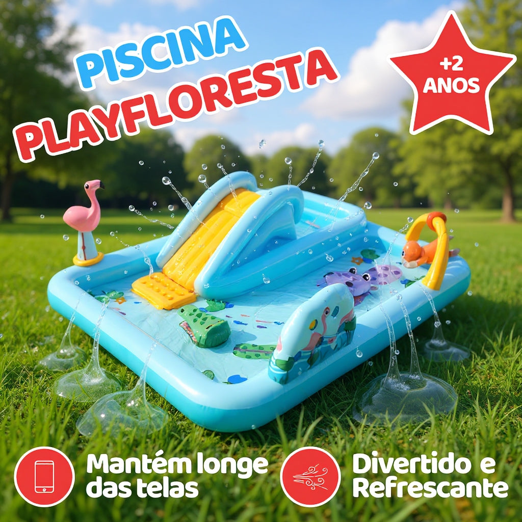 Piscina PlayFloresta Bumbaloo™ e Acessórios Exclusivos!