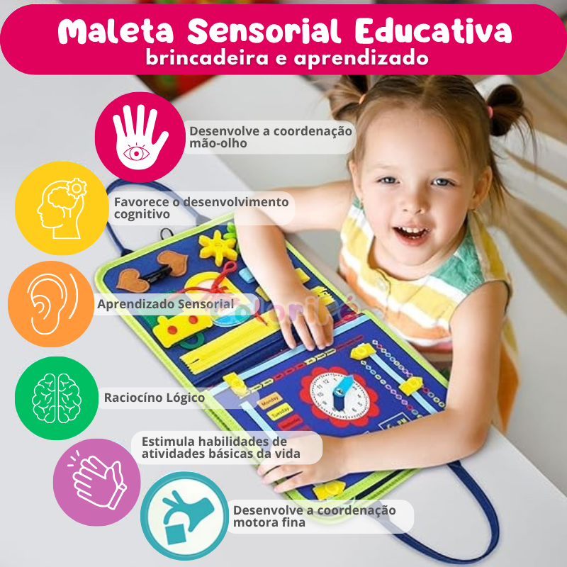 Maleta Sensorial Ludii | Aprender Brincando