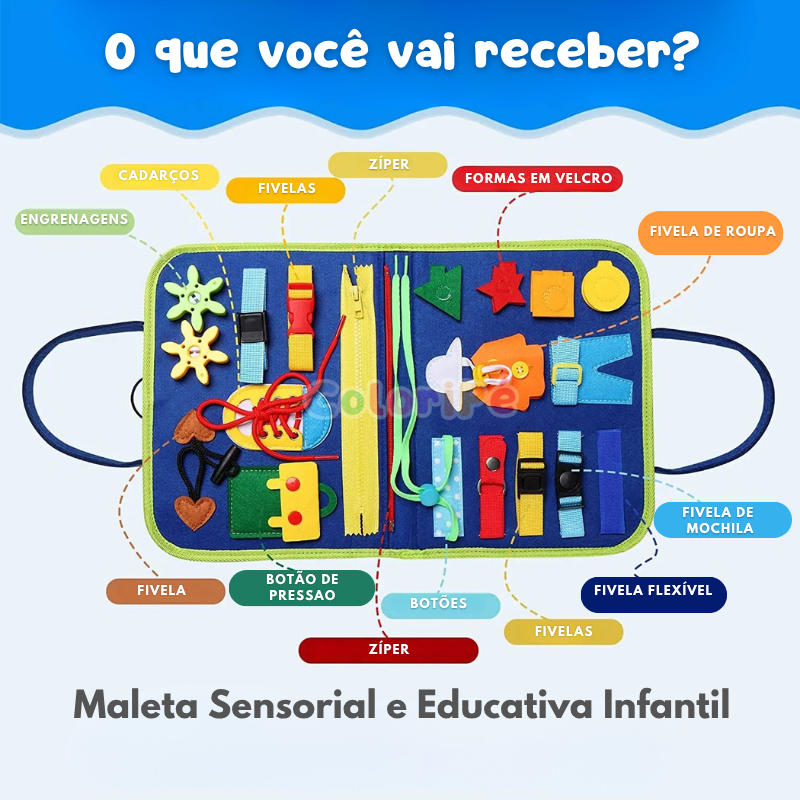 Maleta Sensorial Ludii | Aprender Brincando