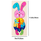 Quebra Cabeça de Madeira 3D - Aprendendo com Diversão!