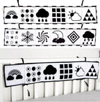 Ludii Livro de Contraste em Pano | Estímulo Visual para Bebês