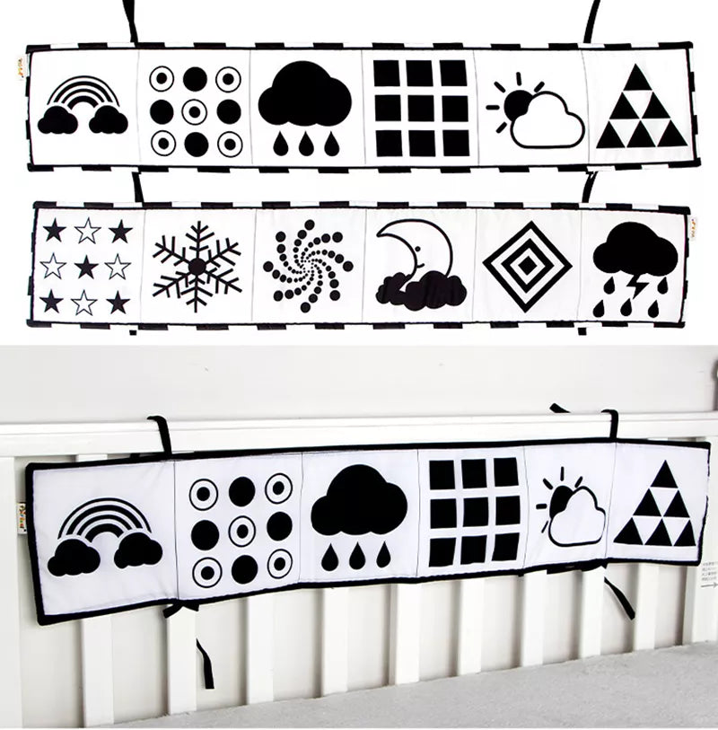 Ludii Livro de Contraste em Pano | Estímulo Visual para Bebês