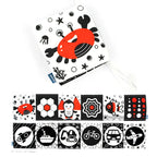 Ludii Livro de Contraste em Pano | Estímulo Visual para Bebês