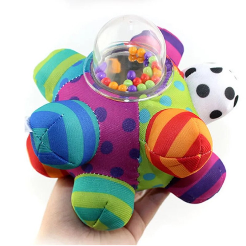 Ludii SoftBall | Bola Chocalho Macia para Bebês