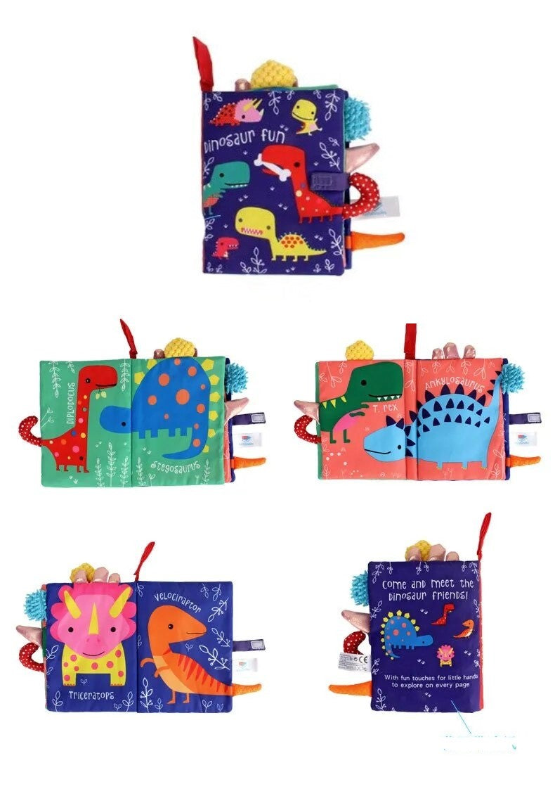 Ludii SafariBook | Livro de Pano Montessori com Caudas Divertidas